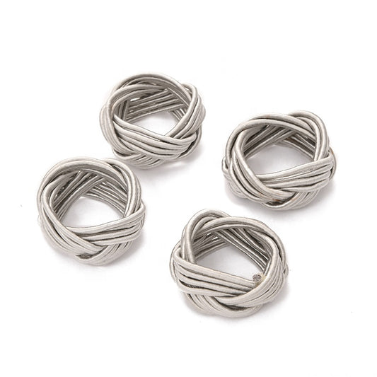 Silver Infinity Napkin Rings